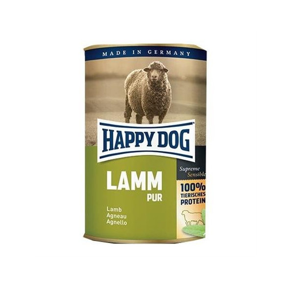 Happy Dog PREMIUM - Fleisch Pur - jahňacie mäso konzerva pre psy 800g