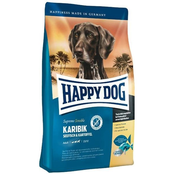 Happy Dog SUPER PREMIUM - Supreme SENSIBLE - Karibik morské ryby granule pre psy 4kg