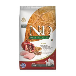 Farmina N&D dog AG adult medium & maxi, light, chicken, spelt, oats & pomegranate 2,5kg
