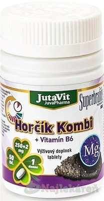 E-shop JutaVit Horčík kombi + vitamín B6