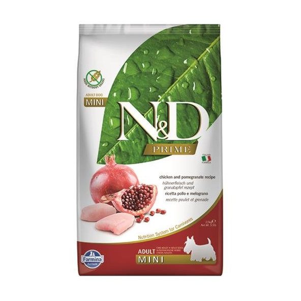 Farmina N&D dog PRIME (GF) adult mini, chicken & pomegranate 2,5kg