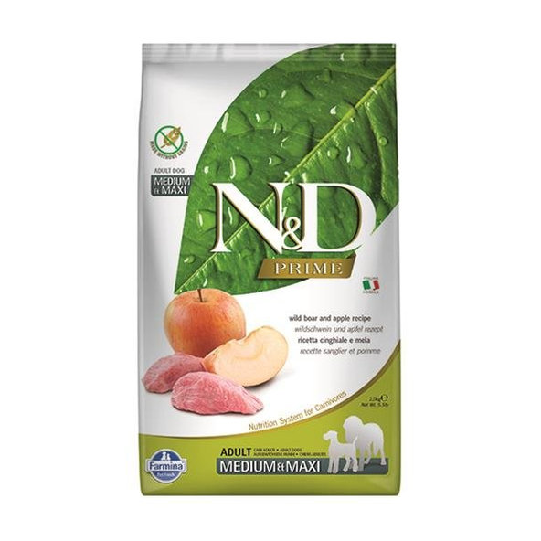 Farmina N&D dog PRIME (GF) adult medium & maxi, boar & apple 2,5kg