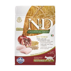 Farmina N&D cat AG adult, neutered, chicken, spelt, oats & pomegranate 0,3kg