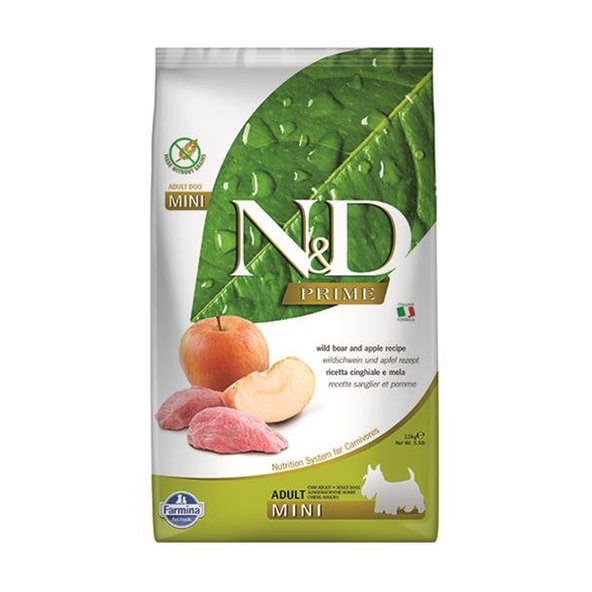 Farmina N&D dog PRIME (GF) adult mini, boar & apple 2,5kg