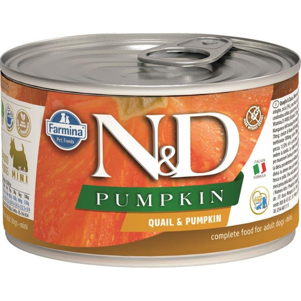 Farmina N&D dog PUMPKIN & quail konzerva 140g