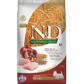 Farmina N&D dog AG senior mini, chicken, spelt, oats & pomegranate 2,5kg