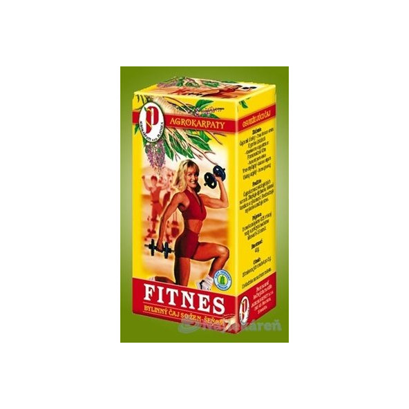AGROKARPATY FITNES čaj so ženšenom, 20x2 g