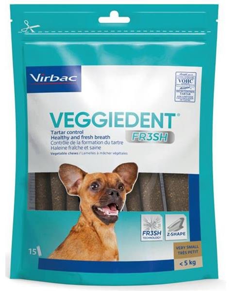 E-shop CET Veggiedent Fresh XS enzymatické žuvacie plátky pre psy 15ks (psy do 5kg)