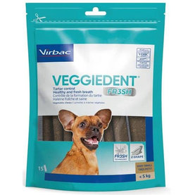 CET Veggiedent Fresh XS enzymatické žuvacie plátky pre psy 15ks (psy do 5kg)