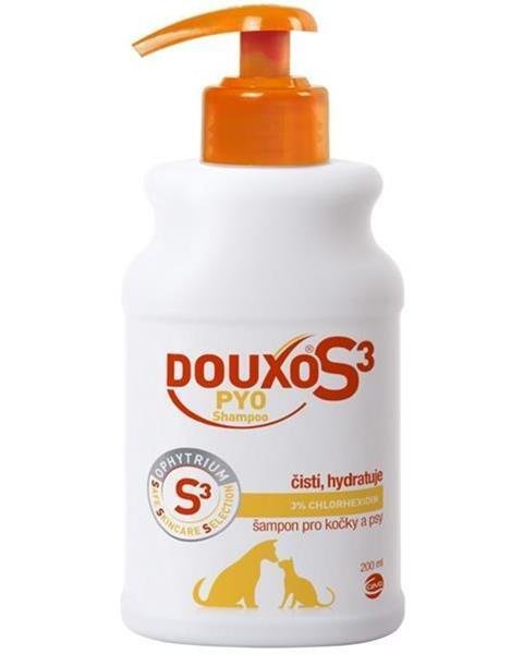 E-shop DOUXO S3 Pyo šampón pre mačky a psy 200ml