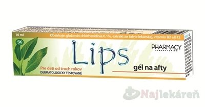 LIPS gel na afty 10 ml