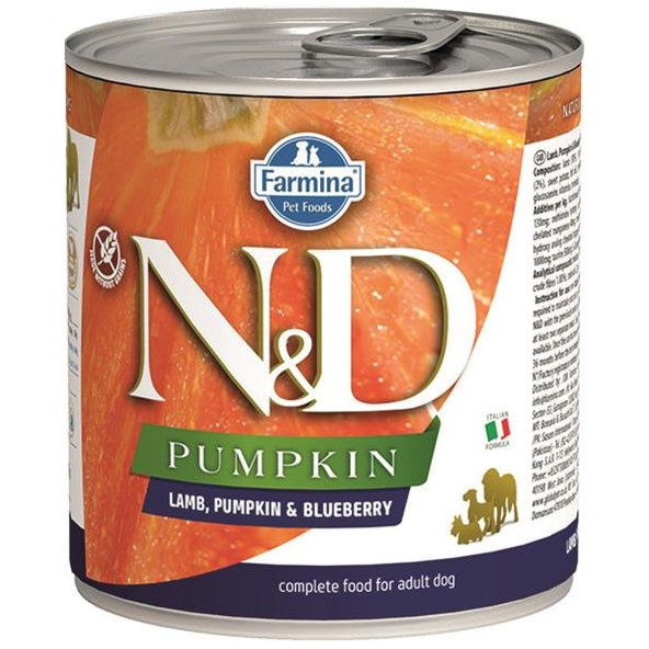 Farmina N&D dog PUMPKIN & lamb & blueberry konzerva 285g