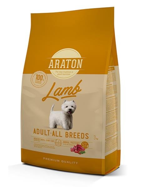 E-shop ARATON dog adult lamb granule pre psy 3kg