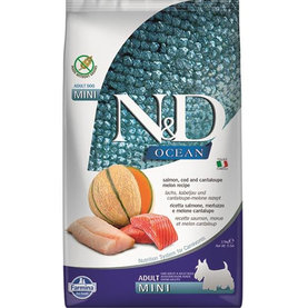 Farmina N&D dog OCEAN (GF) adult mini, salmon, cod & cantaloupe melon 2,5kg