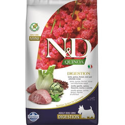 Farmina N&D dog QUINOA (GF) adult mini, digestion, lamb 2,5kg
