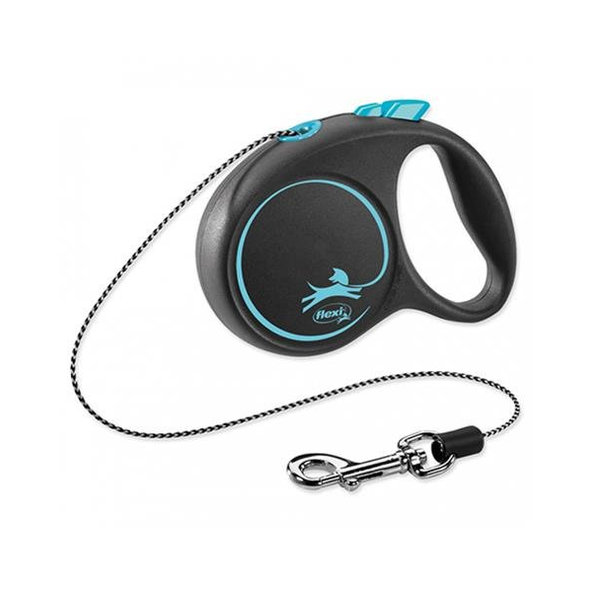 Vodítko Flexi Black Design M lanko 5 m modré (do 20 kg)