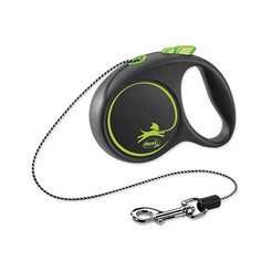 Vodítko Flexi Black Design S lanko 5 m zelené (do 12 kg)