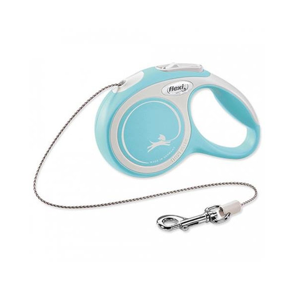 Vodítko Flexi New Comfort M lanko 8 m svetlomodré (do 20 kg)
