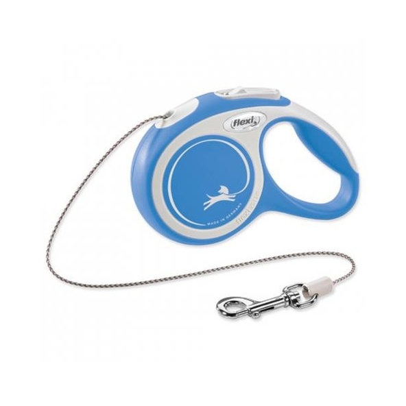 Vodítko Flexi New Comfort S lanko 8 m modré (do 12 kg)