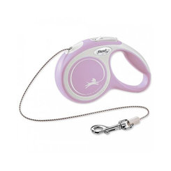 Vodítko Flexi New Comfort XS páska 3 m svetloružové (do 12 kg)