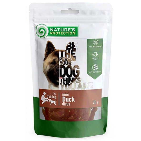 Maškrta Natures Protection Snack pre psy z kačacích pŕs 12x75g