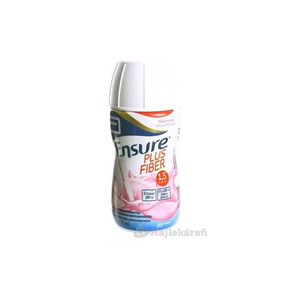 Ensure PLUS FIBER malinová príchuť, 200ml