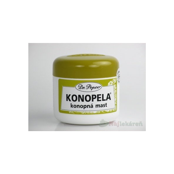 DR. POPOV KONOPELA konopná masť na suchú pokožku 50ml