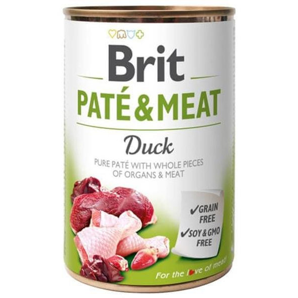 Brit Paté & Meat Duck 400g konzerva