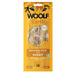 Maškrta pre psy Woolf Dog Earth L s králikom 85g