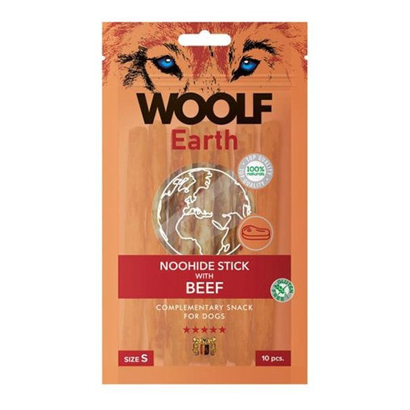 Maškrta Woolf Dog Earth s hovädzím mäsom 90g