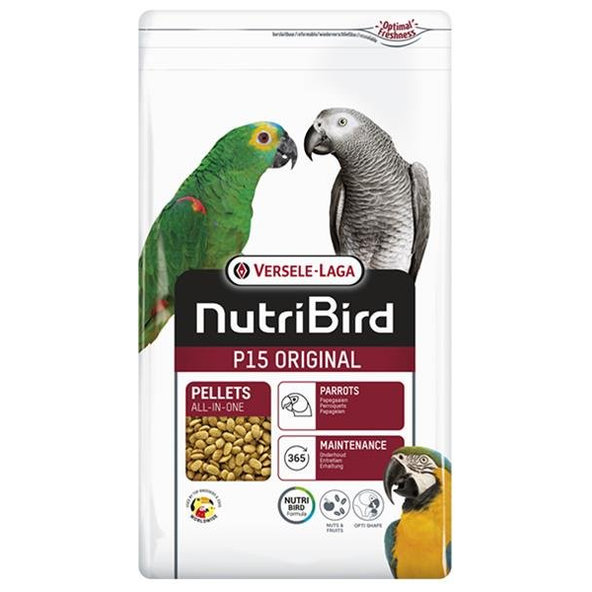 Versele Laga NutriBird P15 Original - pelety pre veľké papagáje 10kg