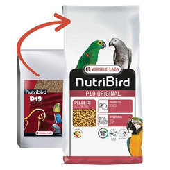 Versele Laga NutriBird P19 Original - pre veľkých papagájov 10kg