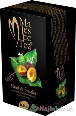 E-shop Biogena Majestic Tea Noni & Slivka, 20x2,5 g