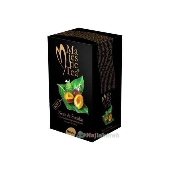 Biogena Majestic Tea Noni & Slivka, 20x2,5 g