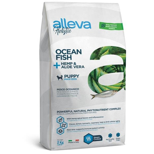 Alleva HOLISTIC dog puppy & junior maxi fish 2kg
