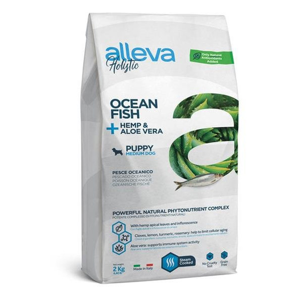 Alleva HOLISTIC dog puppy & junior medium fish 2kg