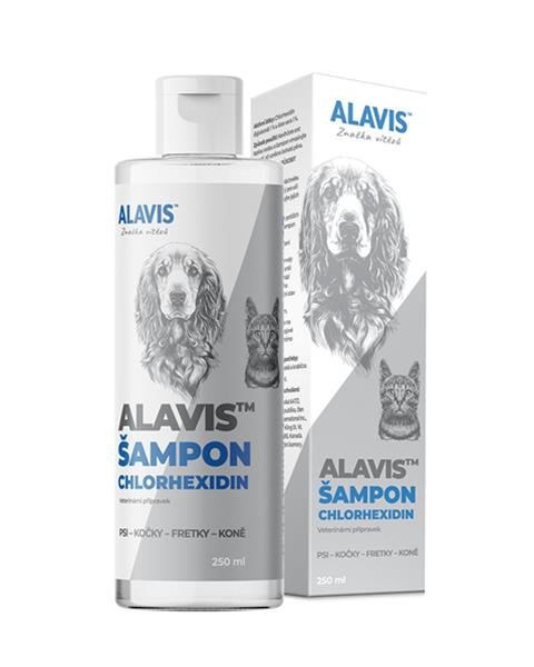 E-shop ALAVIS Šampón chlorhexidin pre zvieratá 250ml
