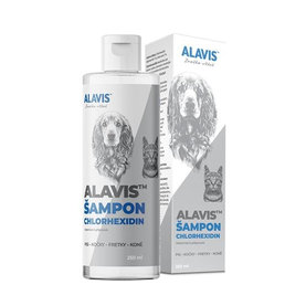 ALAVIS Šampón chlorhexidin pre zvieratá 250ml