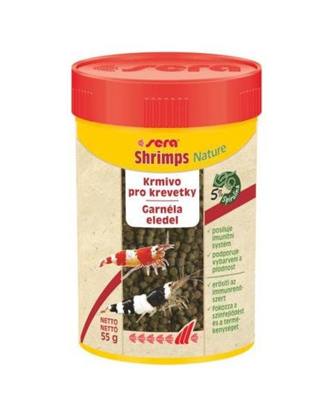 E-shop Sera Shrimps Nature krmivo pre krevety 100ml