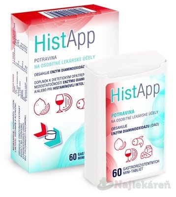 E-shop HistApp, gastrorezistentné mini - tablety, 1x60 ks