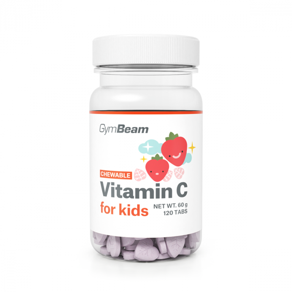 Vitamín C, tablety na cmúľanie pre deti - GymBeam
