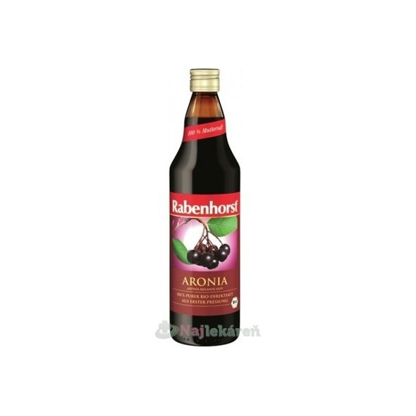 Rabenhorst Arónia 100% šťava Bio 750 ml