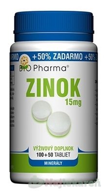 E-shop BIO Pharma Zinok 15 mg