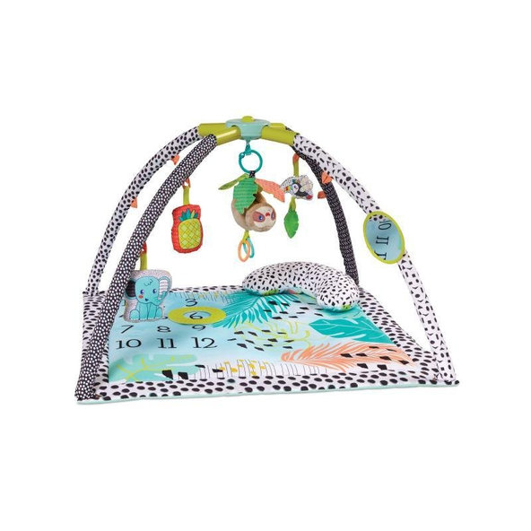INFANTINO Hracia deka s hrazdou a vankúšikom 4v1 Twist & Fold