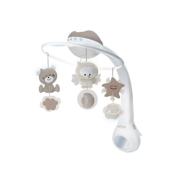 INFANTINO Hudobný kolotoč s projekciou 3v1 ecru