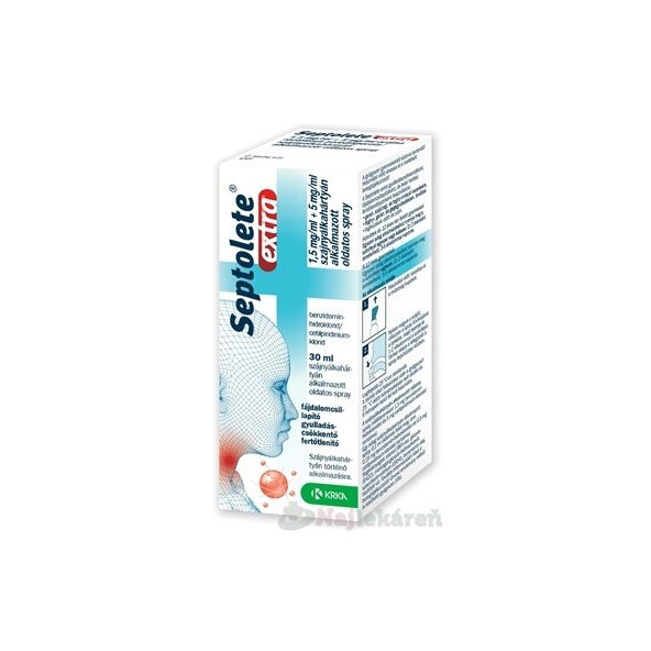Septolete extra sprej do hrdla 30 ml