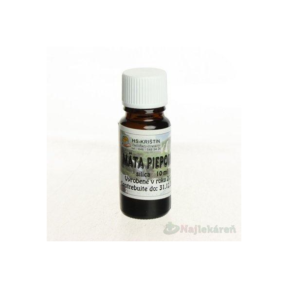 HS prírodná silica Mäta pieporná 10 ml