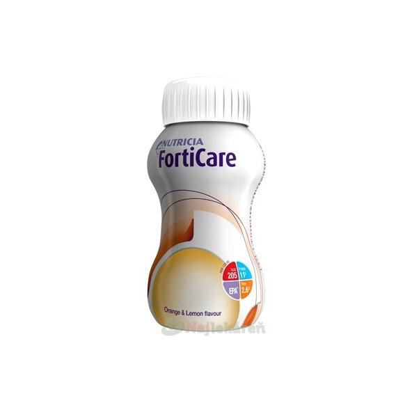 FortiCare s príchuťou pomaranča a citrónu 24x125 ml