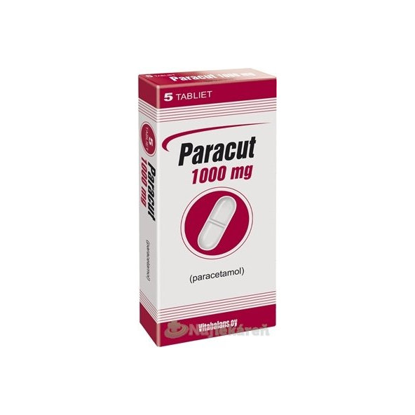 Paracut 1000 mg na bolesť a horúčku 5 tbl