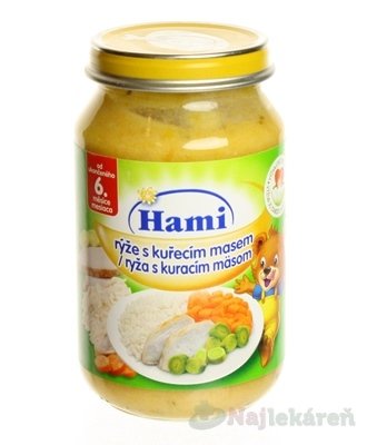 E-shop Hami príkrm kura s ryžou a mrkvou 200g